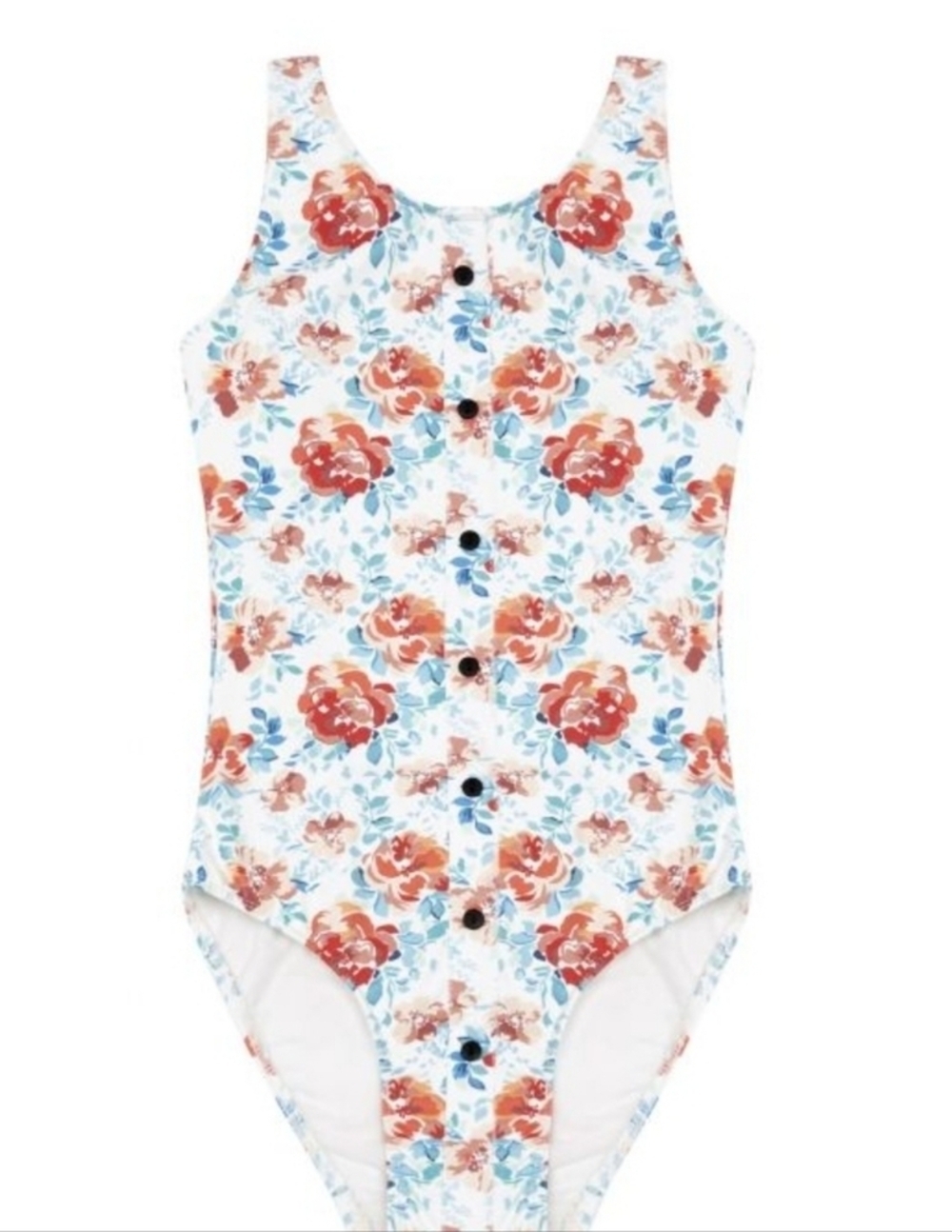 Piupiuchick girls one piece floral swimsuit